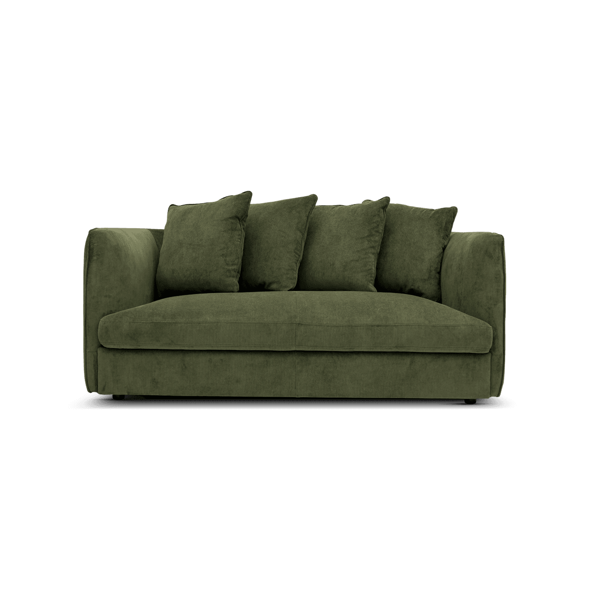 Clayton 2 Seater Sofa, Olive Green