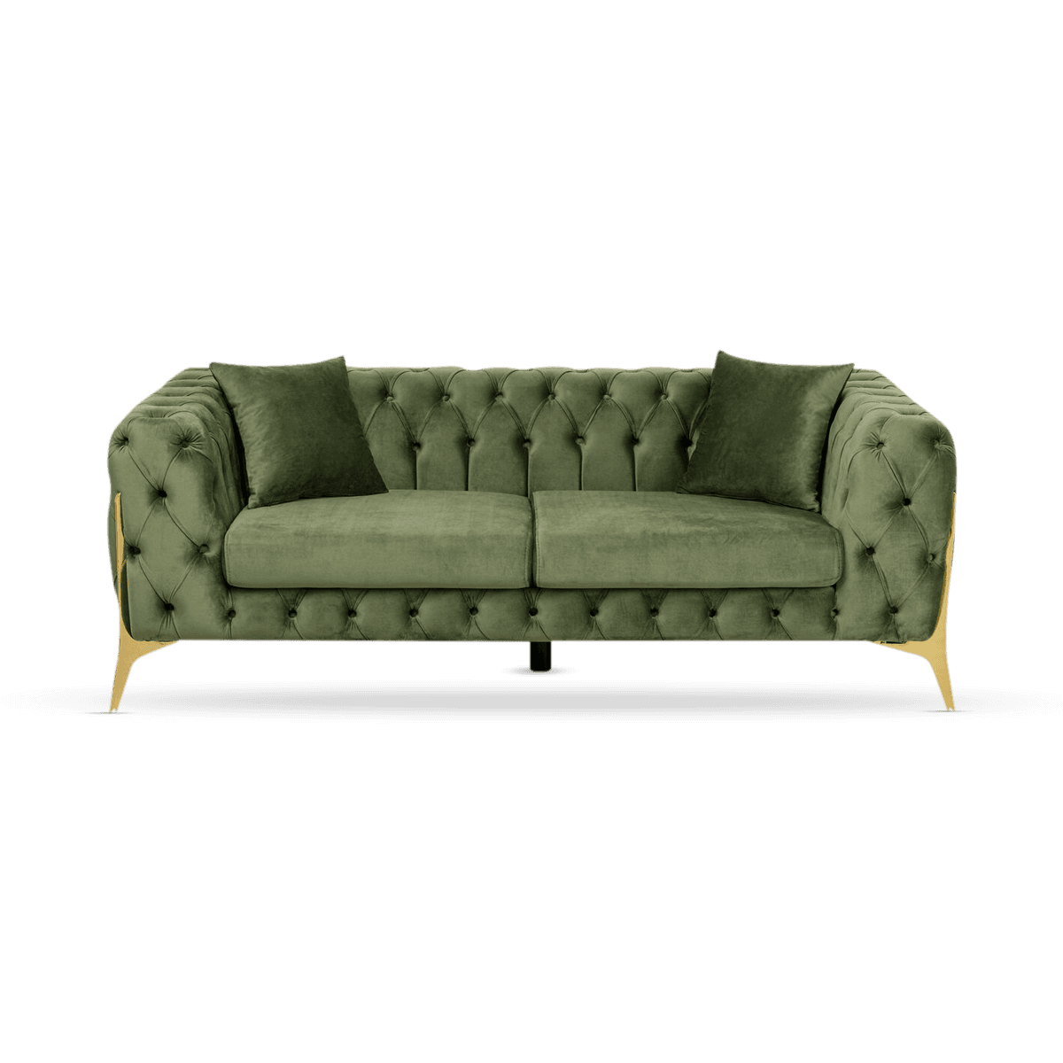 Sofa Bellissima 2-Seater Velvet Green