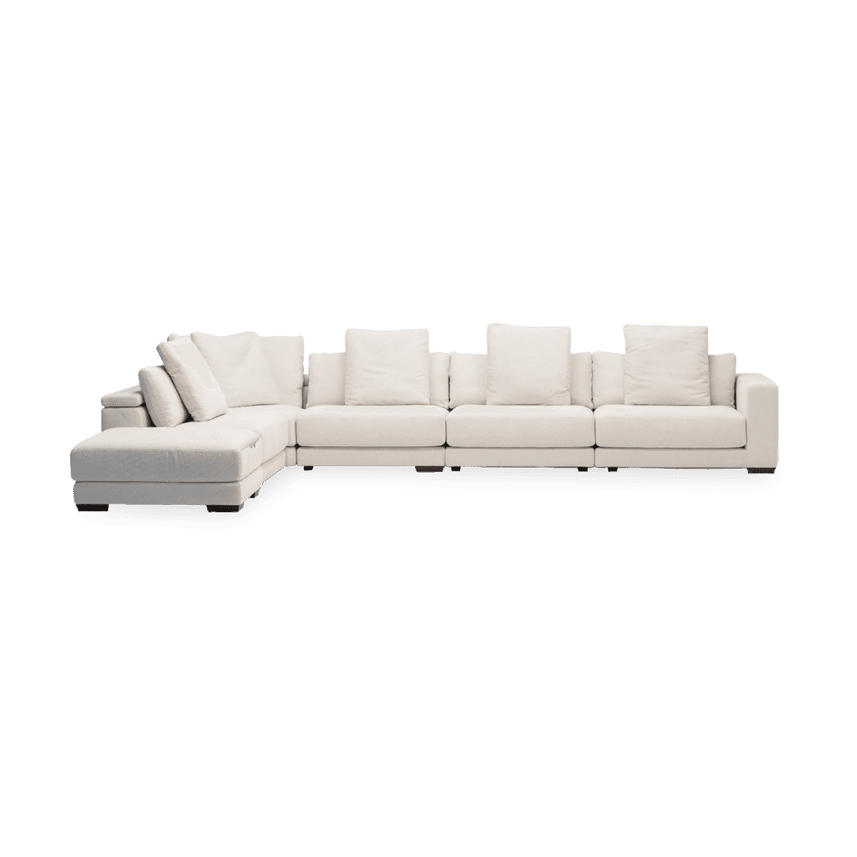 Samoa Left Corner Sofa - Off White 