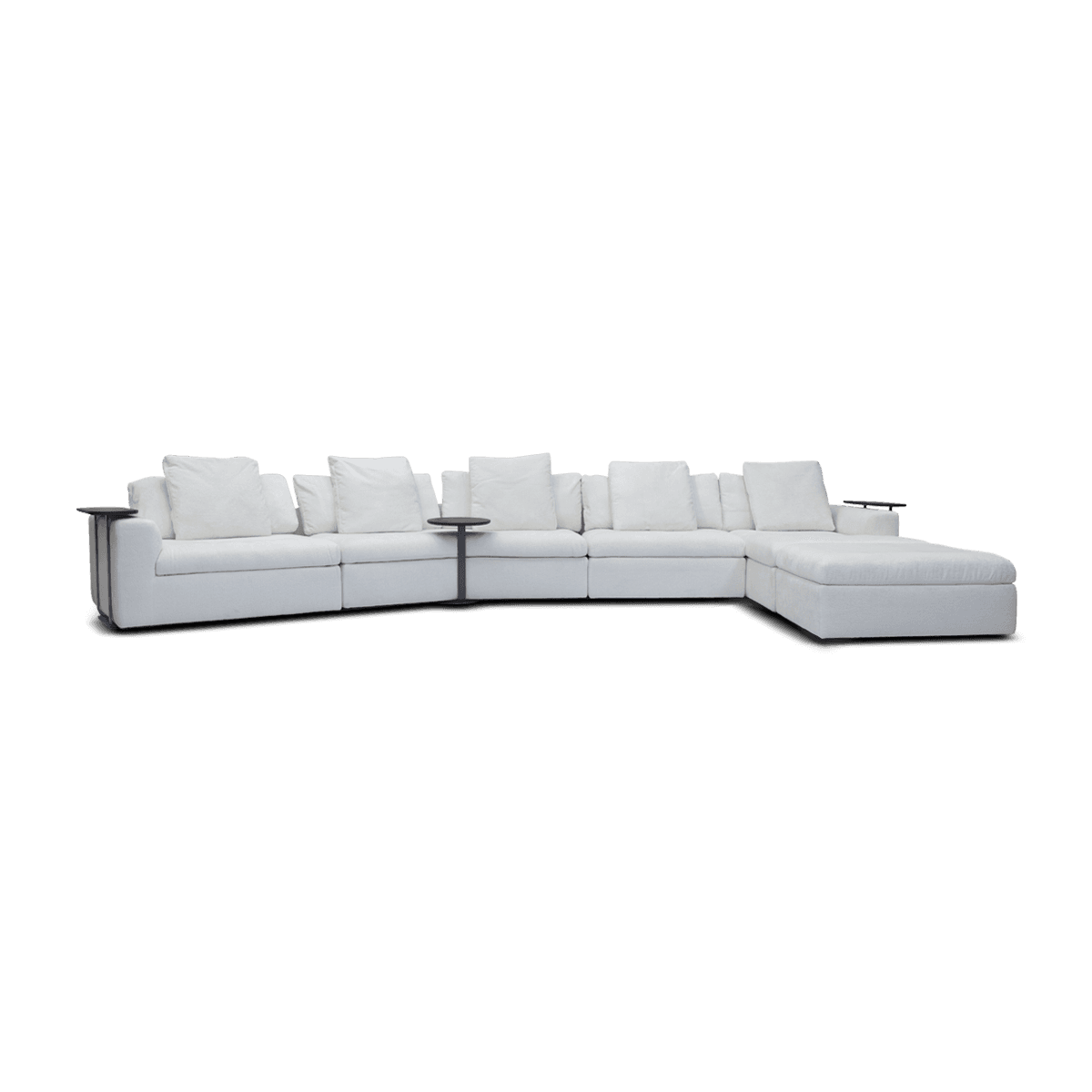 Extreme Corner Sofa With Metro Table Off White
