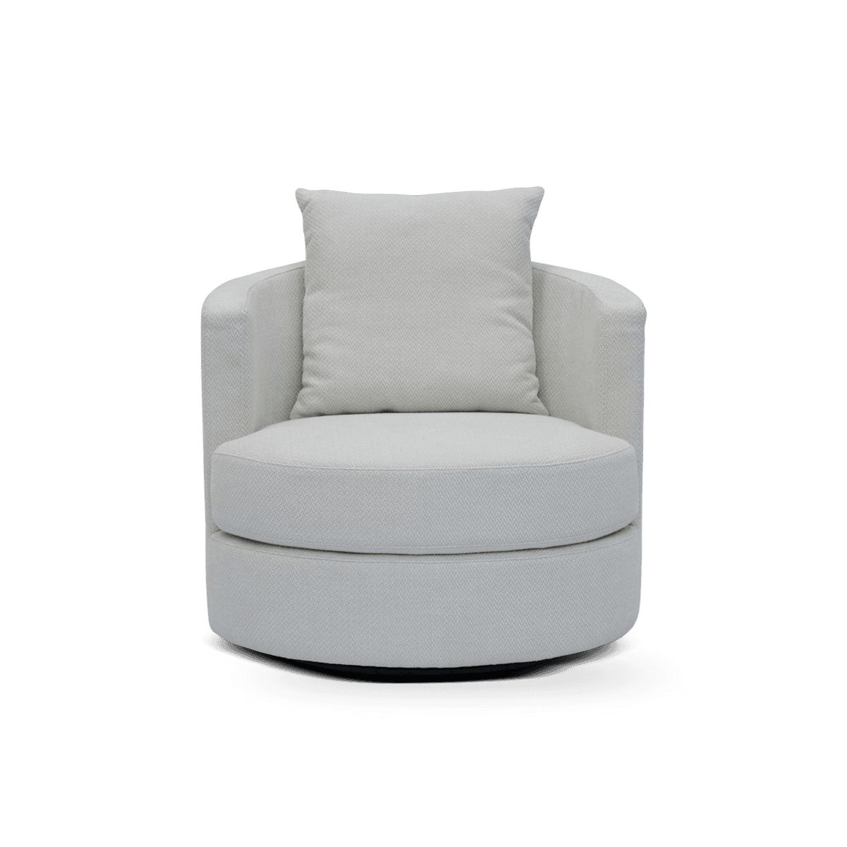 Oval Armchair Off White