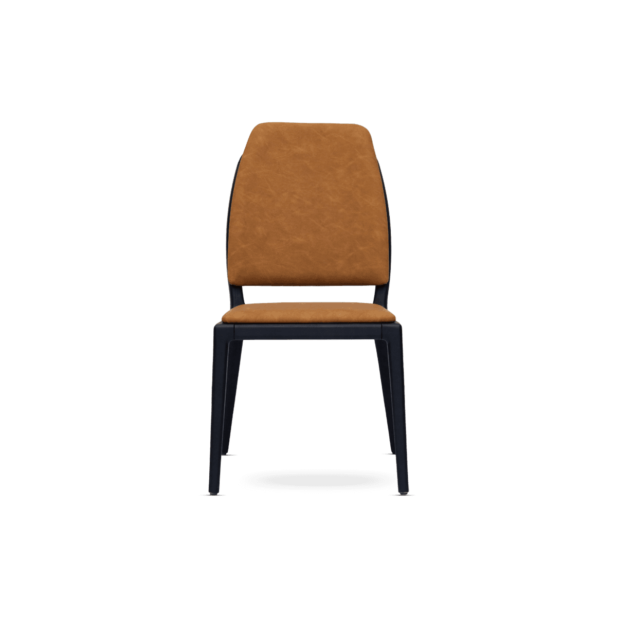 Febe Chair W/TC Leather, Dark Ash