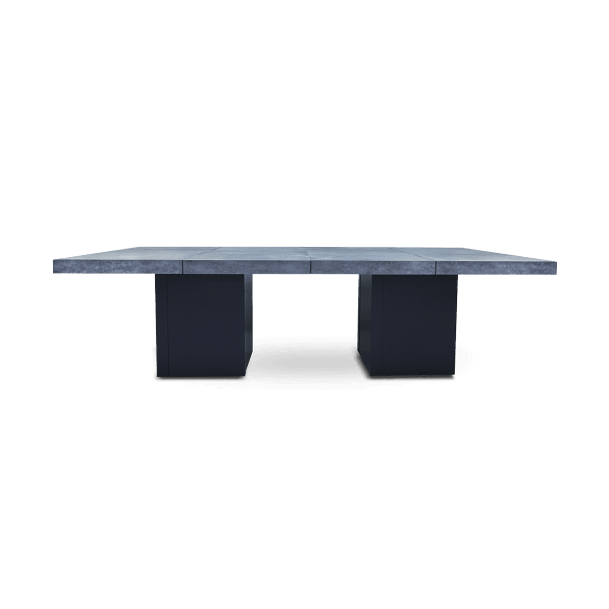 Chess Dining Table Concrete Look - Black