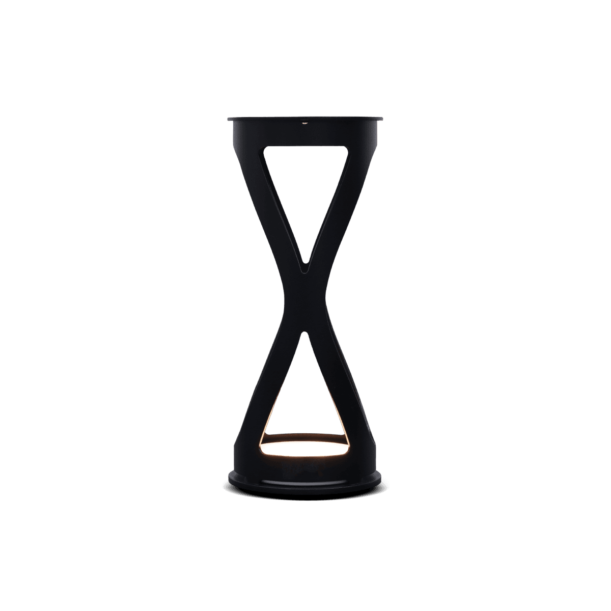 Luna Black Steel Table Lamp