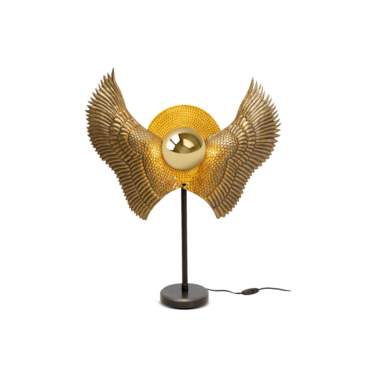 Table Lamp Bird Wings 76Cm  (Excluding Bulb)