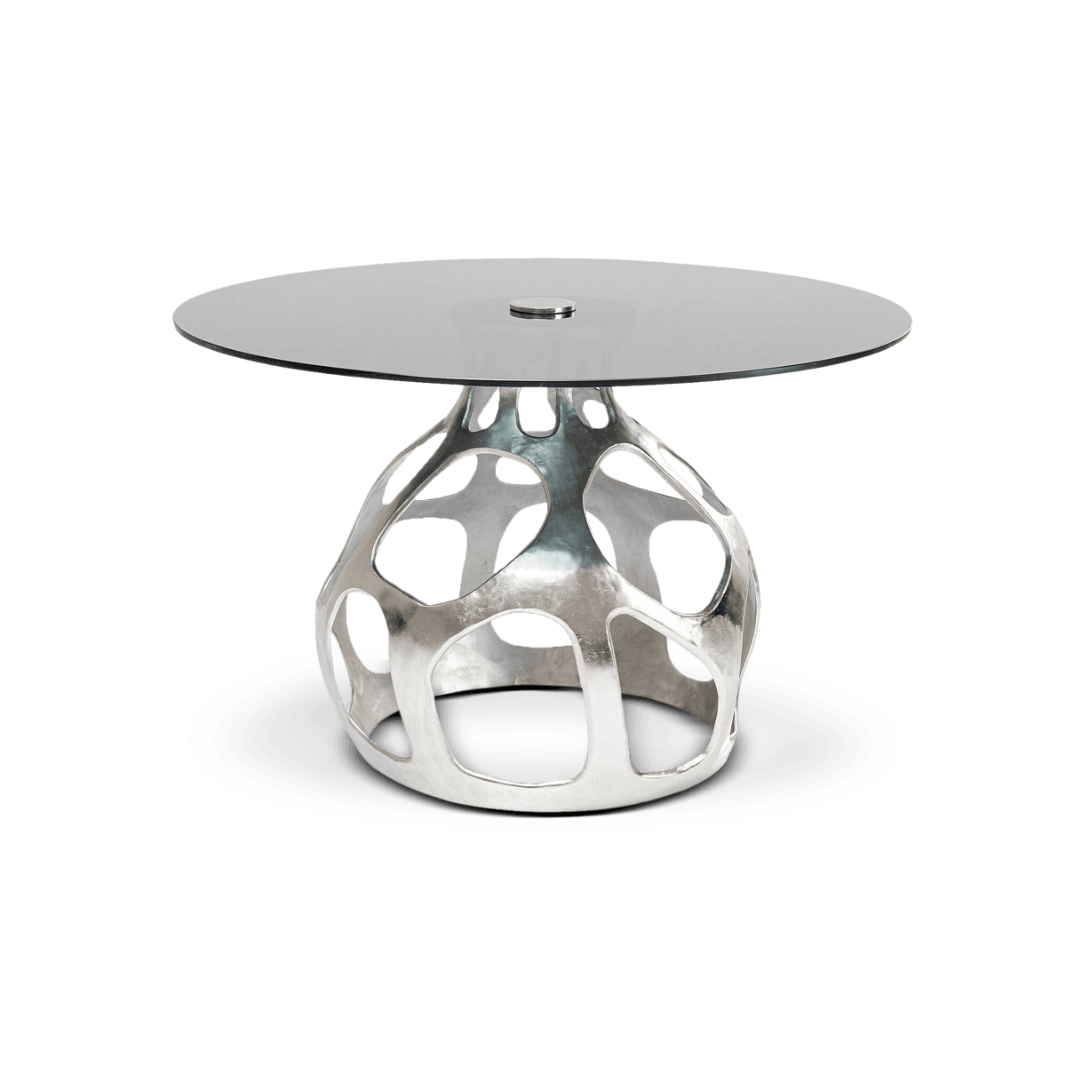 Dining Table Volcano Silver Dia120Cm