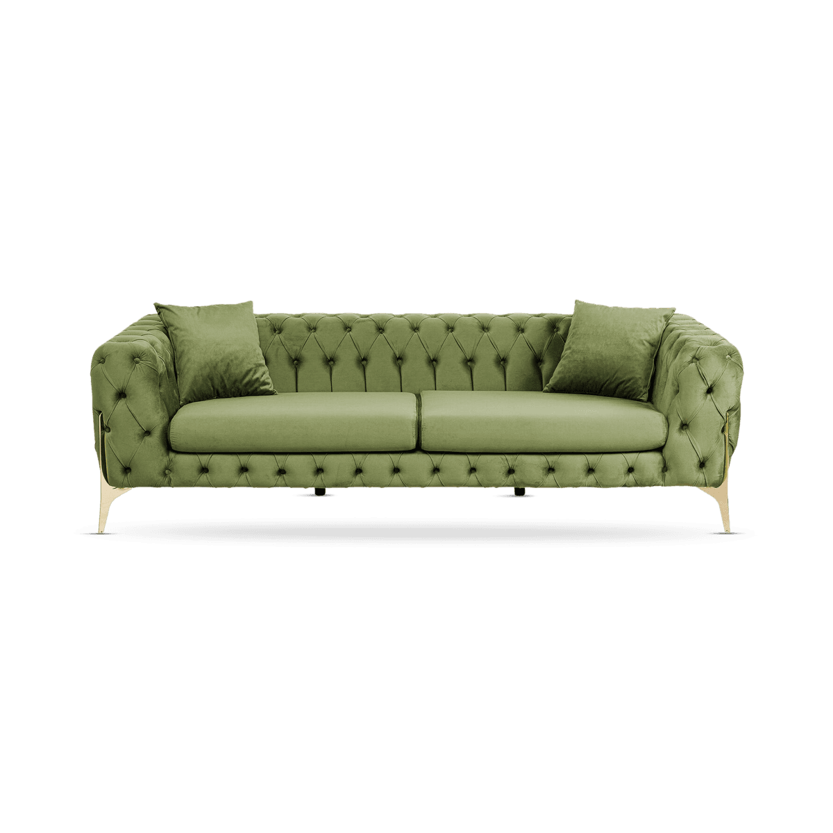 Sofa Bellissima 3-Seater Velvet Green